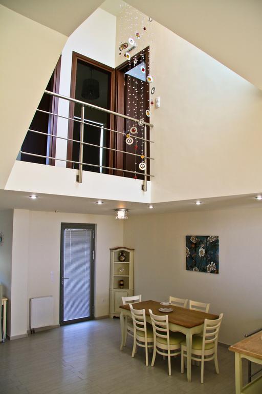 Sea View Beachfront Villa Maria Gouves Bagian luar foto