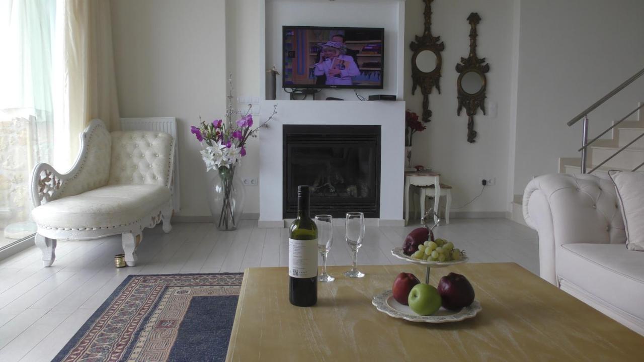 Sea View Beachfront Villa Maria Gouves Bagian luar foto